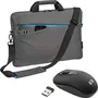 Pedea Fashion 17.3" Notebook case + mouse grey