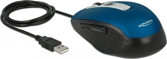 DeLOCK optical 5-button mouse синий, USB