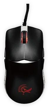 Ducky Feather Black & white Ultralight Gaming Mouse, Kailh Switches, USB
