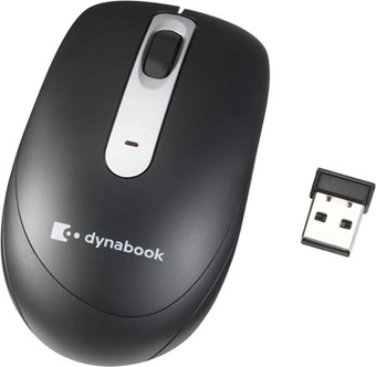 Dynabook W90 Silent wireless Mouse черный, USB