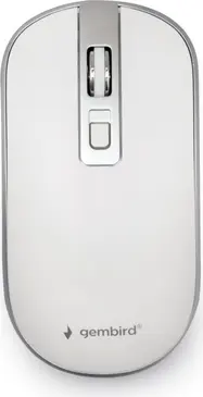 Gembird wireless Optical Mouse 4B-06 white/silver, USB