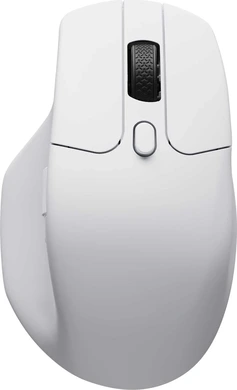 Keychron M6 wireless Mouse white, 1K PixArt 3395, USB/Bluetooth