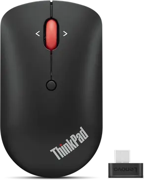 Lenovo ThinkPad USB-C wireless Compact Mouse black, USB