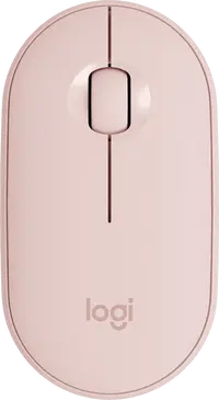 Logitech M350 Pebble wireless Mouse Rose, USB/Bluetooth