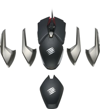 MadCatz B.A.T. 6+, черный/серый, USB
