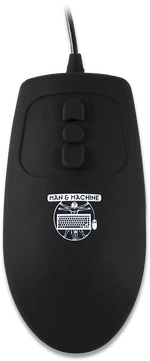 Man & Machine Mighty Mouse 5 medical Silikonmaus, black, USB