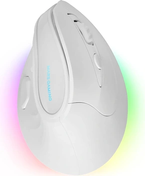 Mars Gaming MM-SK Ergonomic wireless white, USB/Bluetooth