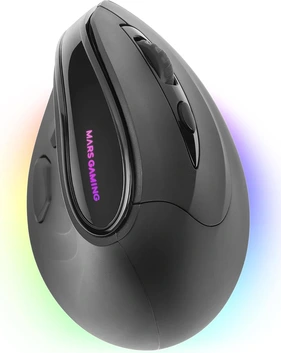 Mars Gaming MM-SK Ergonomic wireless black, USB/Bluetooth
