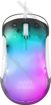 Mars Gaming MMGLOW white, USB