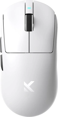 Mchose A7 Pro 8K Lightweight wireless Gaming Mouse, white, USB/Bluetooth