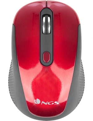 NGS Haze wireless Mouse красный, USB