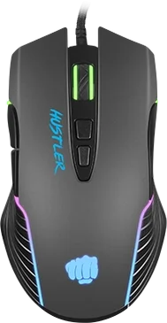 Natec Fury Hustler Gaming Mouse grey/black, USB