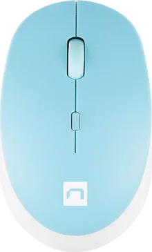 Natec Harrier 2 wireless Mouse white/blue, Bluetooth