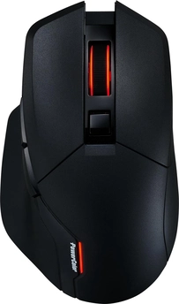 PowerColor Alphyn AM10 wireless Gaming Mouse black, USB/Bluetooth