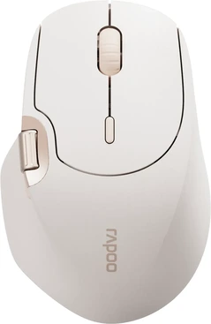 Rapoo MT560 multi mode wireless Mouse, cream белый, USB/Bluetooth
