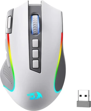 Redragon Predator M612 Pro RGB, белый/серый, USB