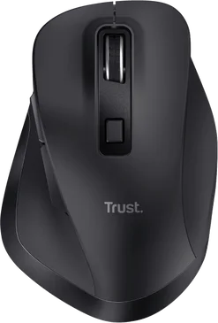 Trust Fyda rechargeable wireless Comfort Mouse black, ECO certified, USB