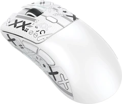 Attack Shark R1 wireless Gaming Mouse белый, incl. Grip Tape, USB/Bluetooth
