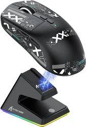 Attack Shark X6 wireless Gaming Mouse черный, incl. Grip Tape, USB/Bluetooth