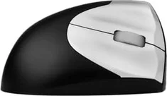 BakkerElkhuizen HandShake Mouse wireless, vertical mouse left black/silver, USB