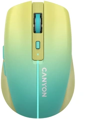 Canyon MW-44 rechargeable wireless Mouse синий/желтый, USB/Bluetooth