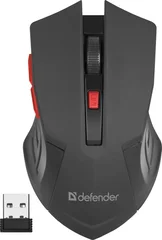 Defender Accura MM-275 wireless Optical Mouse black/red, USB