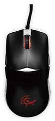 Ducky Feather Black & white Ultralight Gaming Mouse, Omron Switches, USB