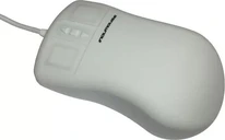 GETT KH29201 InduMouse Pro, on glass funktionierende silicone-Hygiene-mouse, grey, IP68, USB