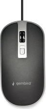 Gembird Optical Mouse 4B-06 black/silver, USB