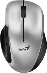 Genius Ergo 8200S wireless Silent Mouse silver/black, USB