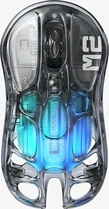 GravaStar Mercury M2 wireless Gaming Mouse, transparent Black, USB/Bluetooth