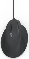 Hama ECM-500L vertical mouse black, left hander, USB