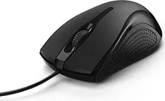 Hama MC-200 Mouse black, USB