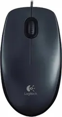 Logitech M100 V2 Refresh Optical Mouse dark grey, USB