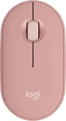 Logitech M350s Pebble Mouse 2 pink, Logi Bolt, USB/Bluetooth