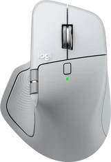 Logitech MX Master 4 for Mac white Silver, silver, Logi Bolt, USB/Bluetooth