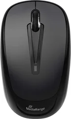 MediaRange wireless 3-button Mouse black, USB