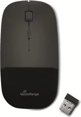 MediaRange wireless Silent Mouse black, USB