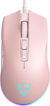 Motospeed V70 RGB Gaming Mouse, розовый, USB