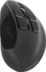 Natec Euphonie vertical wireless Mouse black, USB/Bluetooth