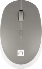 Natec Harrier 2 wireless Mouse white/grey, Bluetooth