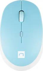 Natec Harrier 2 wireless Mouse white/blue, Bluetooth