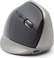 Ordissimo vertical Ergonomic wireless Mouse black/grey, USB