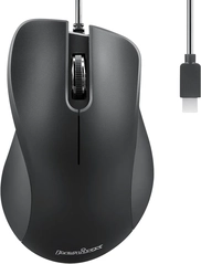 Perixx PERIMICE-221C Silent Ergonomic Mouse, черный, USB-C