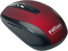 Roline / Secomp optical mouse wireless черный/красный, USB
