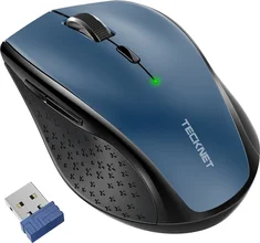 TeckNet Classic 2.4G wireless, blue, USB