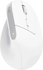 Trust Bayo+ Multidevice Ergonomic wireless Mouse white, ECO certified, USB/Bluetooth