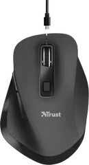 Trust Fyda rechargeable wireless Comfort Mouse black, USB