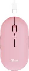 Trust puck wireless Mouse pink, USB/Bluetooth