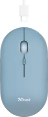 Trust puck wireless Mouse blue, USB/Bluetooth